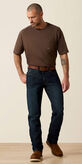 Rebar M4 Relaxed DuraStretch Basic Stackable Straight Leg Jean Full